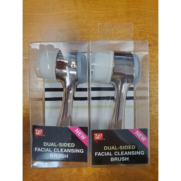 2 Pack: Walgreens Dual-Sided Facial Spa Cleansing Brush (5802) 4B