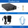 KGUSS FX-AUDIO- DAC-X6 Mini DAC & Headphone Amplifier, USB Coaxial Optical to RCA/AUX Digital Audio Desktop Decoder for Computer/PC
