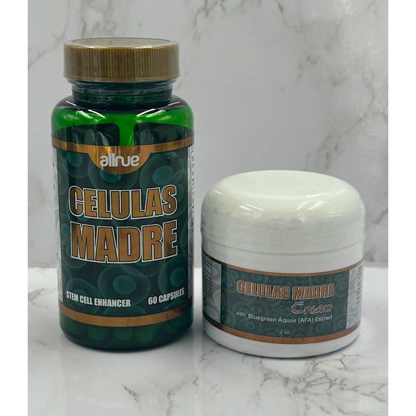 CELULAS MADRE STEM CELL GENERATOR ENHANCER 60 CAPS MOBILITY MUSCLE JOINT CREAM