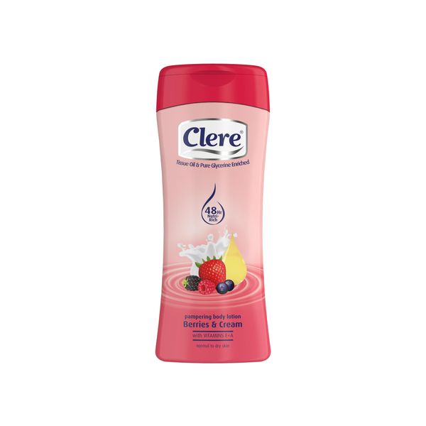 CLERE Body Lotion - Berries & Cream - 400mL