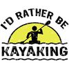 CafePress I'd Rather Be Kayaking Mug 11 oz (325 ml) Ceramic Coffee Mug