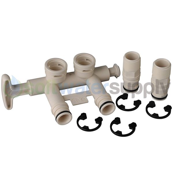 7345388 - Water Softener Bypass Kit with Adapters and Clips - Authentic OEM KIT