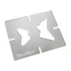 WOODRIVER Router Inlay Template Butterfly