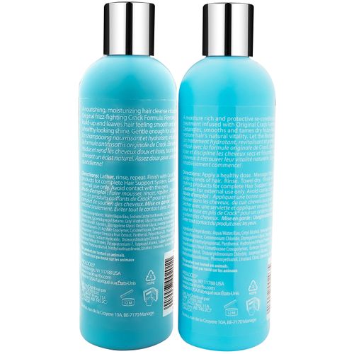 CRACK HAIR FIX - Clean & Soaper Shampoo and In-Treatment Conditioner Set (10 oz)