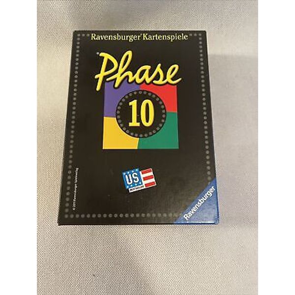 Phase 10  (Kartenspiel), Ravensburger, German. Rare, collectible. 100% Complete!