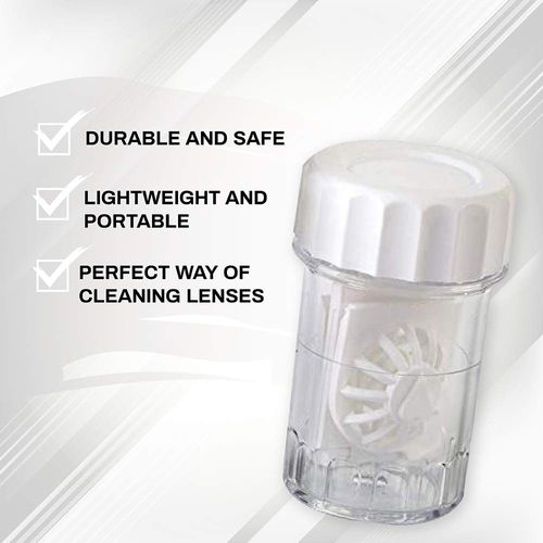 Sports Vision's Contact lens Cases 3 Pieces | NOT for Peroxide Solutions | For Multipurpose Contact lens Solutions | This Case Does NOT Spin