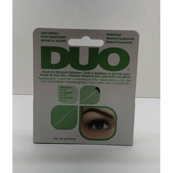 DUO Brush On Striplash Adhesive Eyelash  Adhesive White /Clear