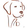 Hunde-Schablone – 12,5 x 16,5 cm (M) – Wiederverwendbare Tier-Wandschablone