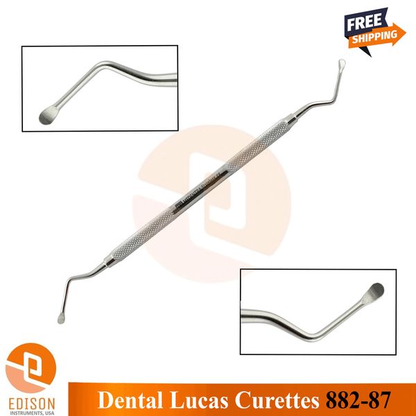 Lucas Dental Bone Curette #882-87 Bone Curettes Periodontal Instruments