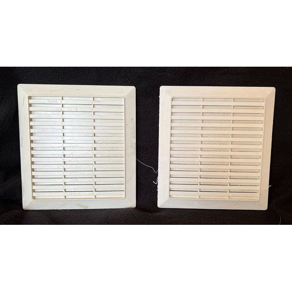 Bathroom Ceiling Fan Covers (Two) Replacement Vent Covers for Exhaust Fan