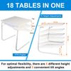 Adjustable Folding Laptop Table Sofa Side TV Snack Desk Assemble Bed Lazy Tray