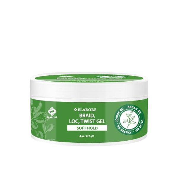Elabore Braid, Loc, Twist Gel_SOFT HOLD 8 fl.oz/ 227g (1)