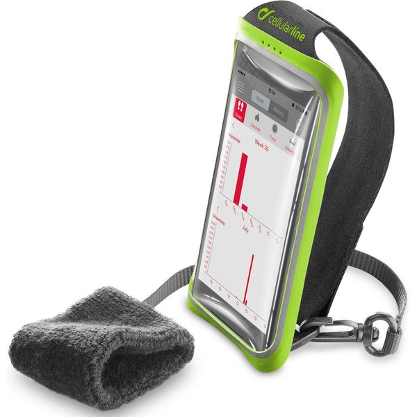 cellularline 5.2-Inch Sport Handband - Black