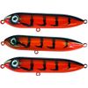 Catfish Rattling Line Float Lure for Catfishing, Demon Dragon Style Peg for Santee Rig Fishing, 4 inch (3-Pack, Demon Tiger)