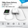 Techsmarter 10,000mAh Waterproof & Wireless USB C 18W PD Portable Charger