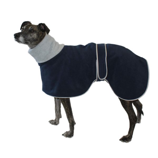 Cosipet Greyhound Polo Coat,18"/ 46 cm, Blue