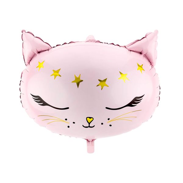 PartyDeco Foil Balloon Cat 48 x 36 cm Birthday