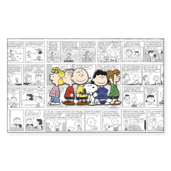 CafePress The Peanuts Gang Sticker (Rectangle 10 pk)