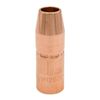 Miller NS-M1200C AccuLock MDX Thread-On Nozzle, 1/2" Orifice, Flush Tip, Copper, 2 pack