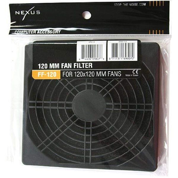 Nexus 120mm B/W Fan Filter