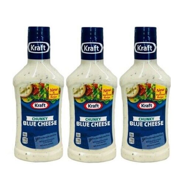 Kraft Chunky Blue Cheese Salad Dressing 3 Pack