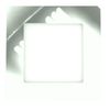 Focus DISPLAYS Single Light Switch Socket Coloured Acrylic Surround Finger Plate - Huge Colour Choice (Silver)