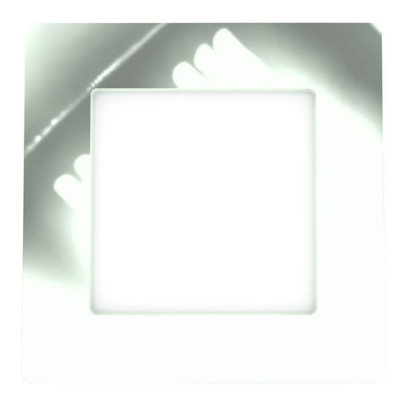 Focus DISPLAYS Single Light Switch Socket Coloured Acrylic Surround Finger Plate - Huge Colour Choice (Silver)