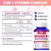 Vitamin B1-Complex | Vegan High-Potency Methylated B Complexn| B Vitamin