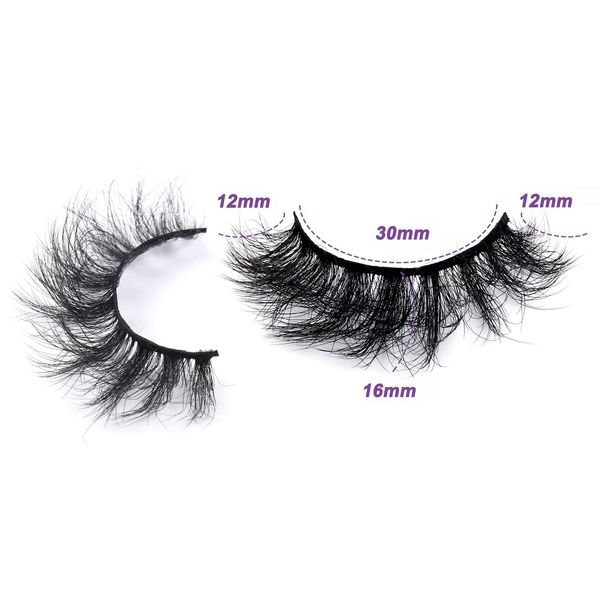 Wleec Beauty 16mm Fluffy Eyelashes 7 Pairs Wipsy Lashes Handmade 3D Dramatic False Eyelash Pack FM01