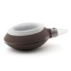 Lékué DeCopen Silicone Kitchen Bottle for Decoration, Four Nozzles, Brown