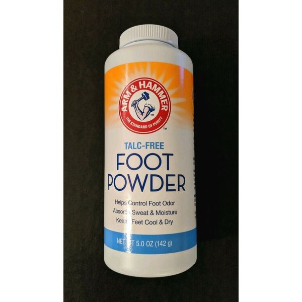 Arm & Hammer Odor Control Foot Powder Talc Free 5 oz SAME-DAY FREE SHIP