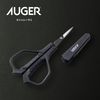 AUGER Fashionable Scissors, Kai Corporation AUGER Makeup Scissors, Eyebrows, Thin Blade, Men's, Men's