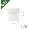 Plastic Ointment Jars With Lids 1 Oz 10/pkg