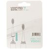 Voom Sonic Pro 7 Series Replacement Brush Heads Black/WHITE