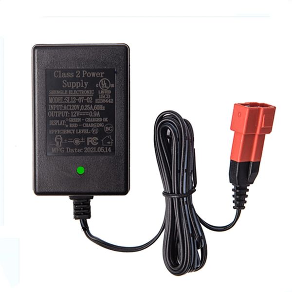 12 Volt Battery Charger for Ride On Toys SL12-07-02 12V Kids Ride On Car Charger,12V Electric Car Riding Toy Battery Power Adapter Square Plug