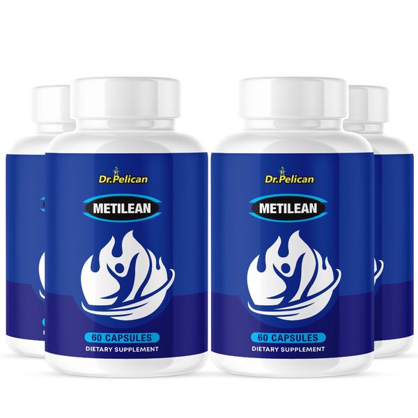 Metilean - Keto & Weight Support - 4 Bottles- 240 Capsules