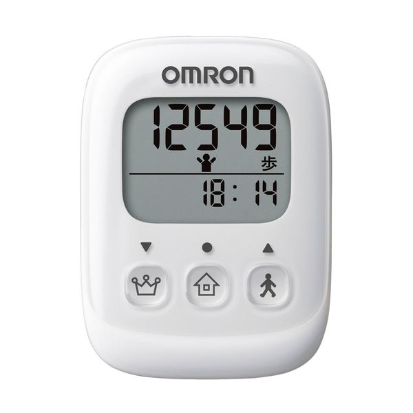 OMRON, HJ-325-W, Pedometer, White