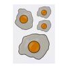 4 x 'Fried Egg' Temporary Tattoos (TO00036021)