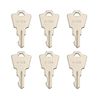 Newyuan 6Pcs Ignition Keys Replacement - A126 Compatible with APEM, KAC, ELEDIS Switch, JD Start Key