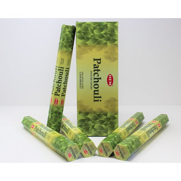 Hem Patchouli Incense 6 x 20 Stick Box (Patchouly) Total 120 Sticks