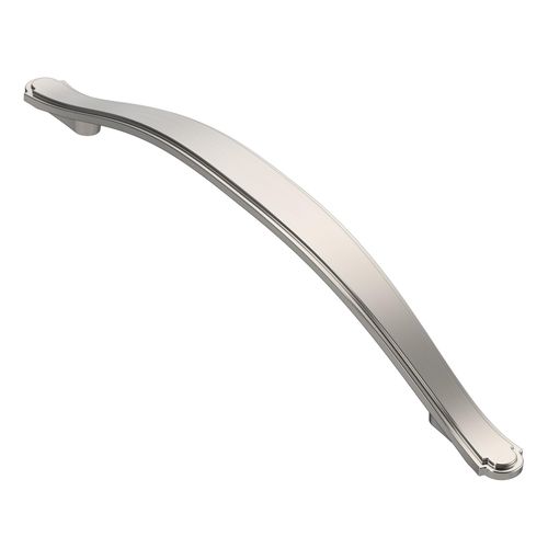 Alzassbg 10 Pack Brushed Satin Nickel Cabinet Pulls, 6-1/4 Inch(160mm) Hole Centers Cabinet Handles Arch Kitchen Hardware for Cabinets and Drawer AL3028SN