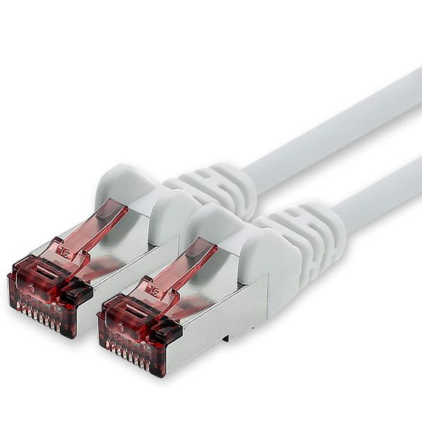 1CONN Cat6 network cable 0.25m white Ethernet cable Lankabel Cat6 Lan network cable Sftp Pimf patch cable 1000 Mbit s
