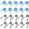 oAuLrX Ear Plugs Silicone Ear Plugs String with Cord Soundproofing Sleep Noise Isolating Soft Silicone Cord Ear Plugs Hearing Protection Ear Plugs (Pack of 20 Pairs)