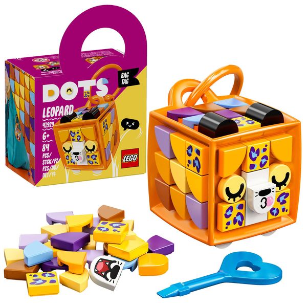 LEGO 41929 DOTS Bag Tag Leopard