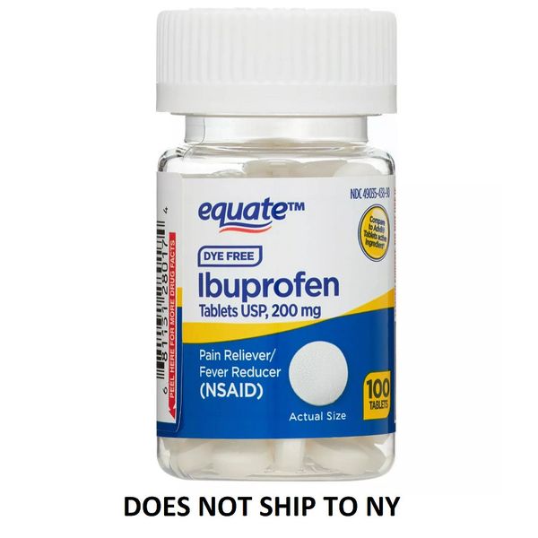 Dye Free Ibuprofen 200mg (100ct)