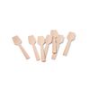 Mini Bamboo Utensils | 200PK Mini-Bamboo Spoons 3.54" Rectangular Disposable Small/Tiny Spoon for Jelly/Pudding/Yogurt/Desert/Cake/Tasting Natural 100% Compostable Biodegradable Renewable