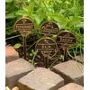 Cast Brass Angelica Herb Label