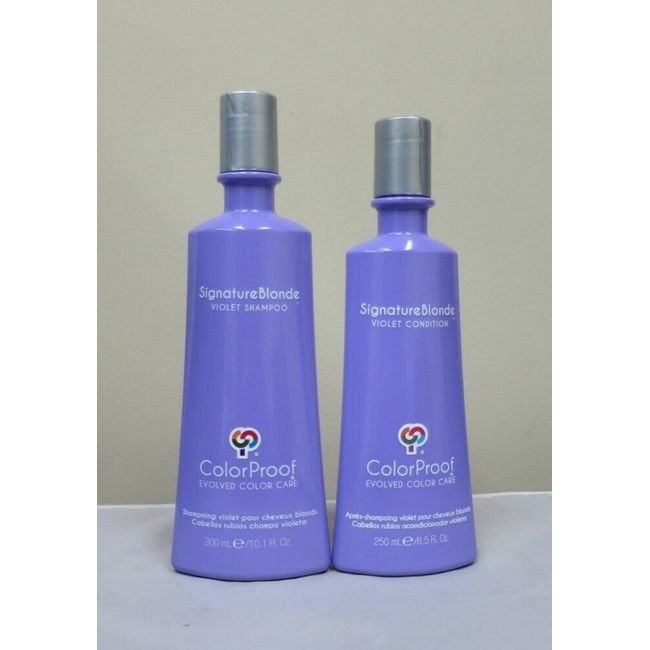 ColorProof Signature Blonde Violet Shampoo 10.1 oz and Conditioner 8.5 oz Duo