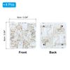 Patikil 4pcs Circuit Board Coasters - FR-4 Material, White