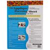 Bear Thread Applique Pressing Sheet 13in x 17in, White